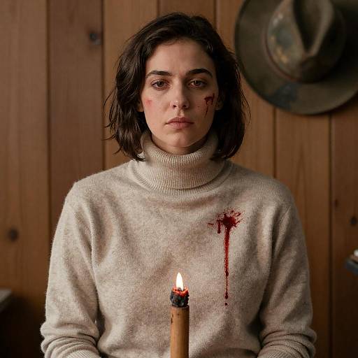 Portrait: Woman with Ember Tool, Blood