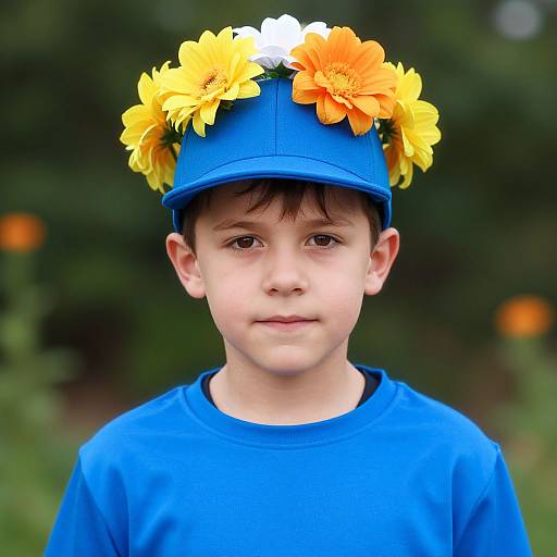 Realistic Blue Jolly Rancher Portrait