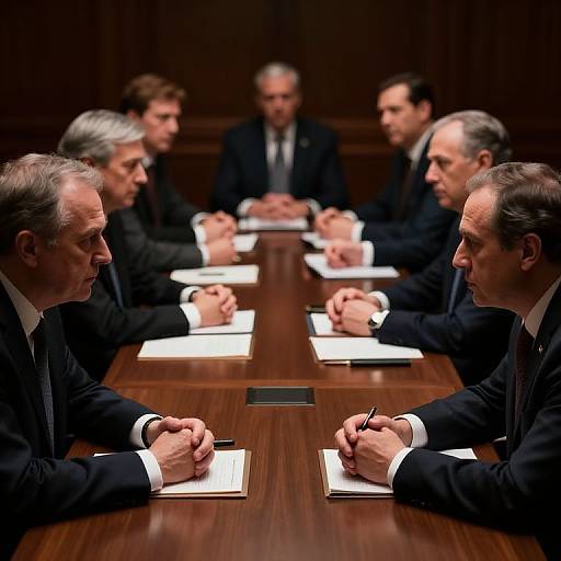 Secret Political Negotiation Scene