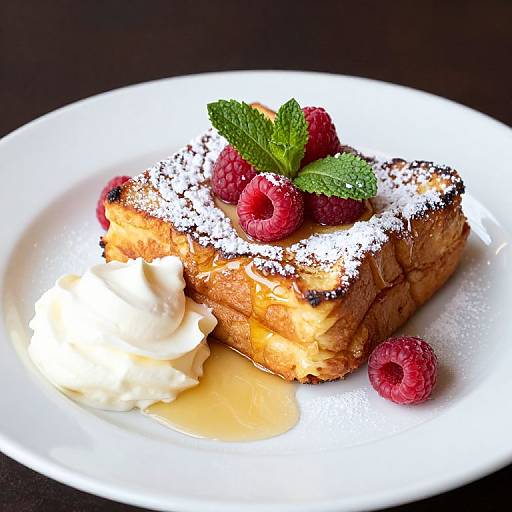Bruleed French Toast with Berries