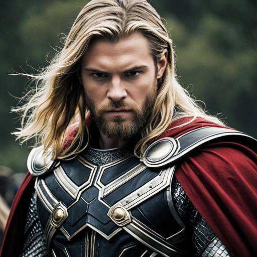 Man in Thor-inspired Warrior Costume