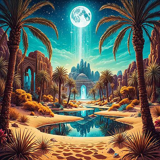 Magical Desert Oasis with Parisian Charm