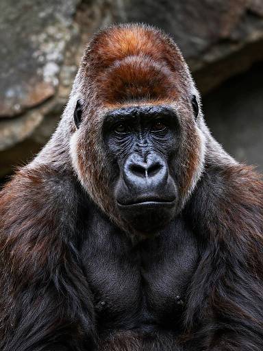 Detailed Eastern Lowland Gorilla Portrait
