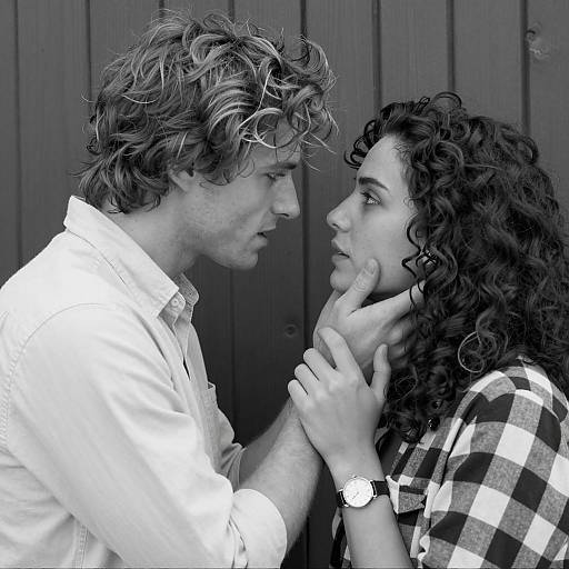 Intense Moment Between Couple