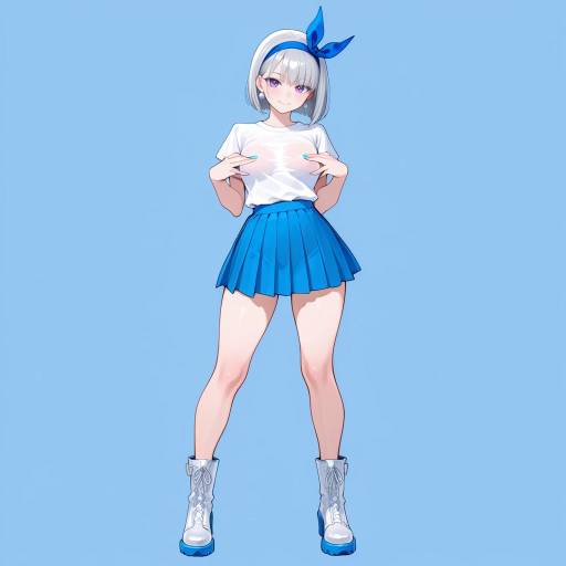 Petite Girl in Stylish Casual Outfit Petite Girl in Stylish Casual Outfit