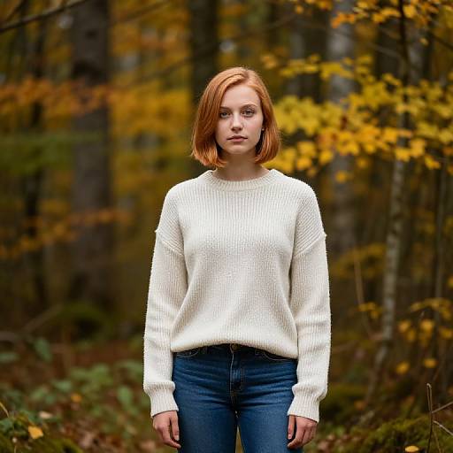 Autumn Portrait of Swedish-Canadian Teen