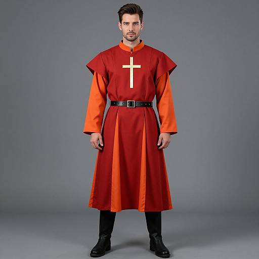 Knight in Fancy Tunic Robe