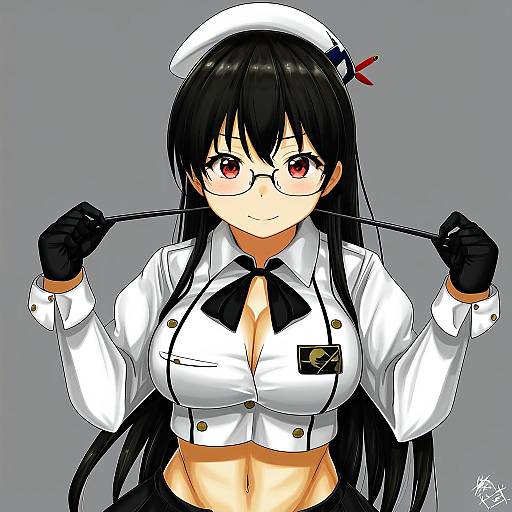 Illustration of Choukai kai ni (kancolle), kantai collection in the style of Nagomi (mokatitk)