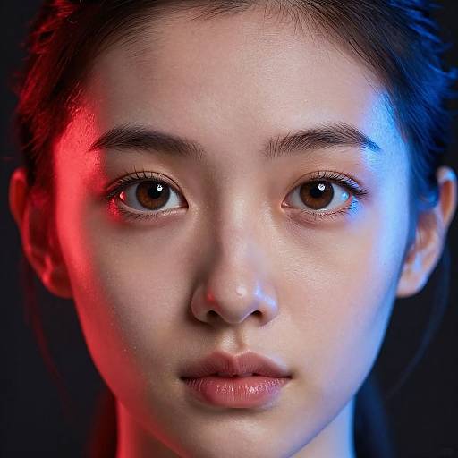Photorealistic Headshot with Dramatic Lighting
