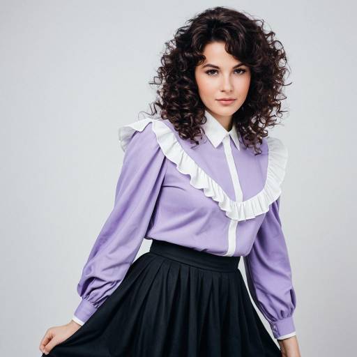1980s Iskra Cosplay with A-line Skirt