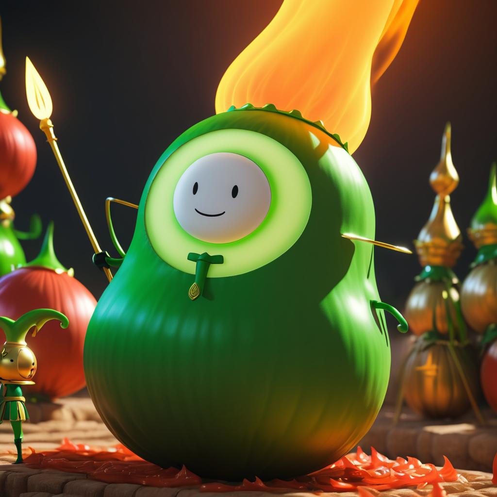 Adventure Time Inspired Onion Kingdom Scene