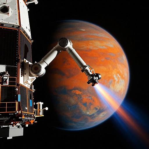 Robotic Arm Reaching for Fiery Planet