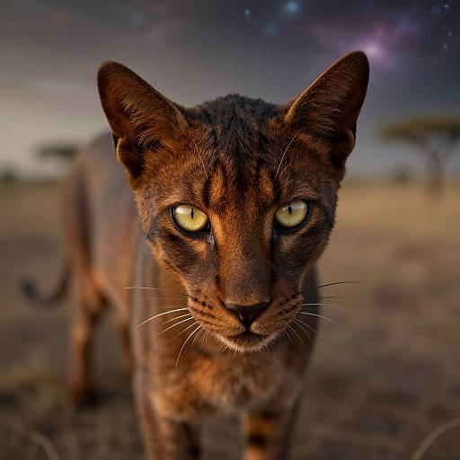 Aerial Portrait of African Shapeshifter