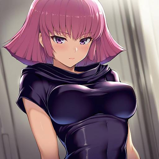 Illustration of Haman karn, gundam in the style of Satou daiji