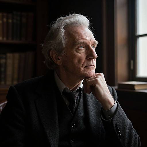 Super-Realistic Portrait of Distinguished Gentleman