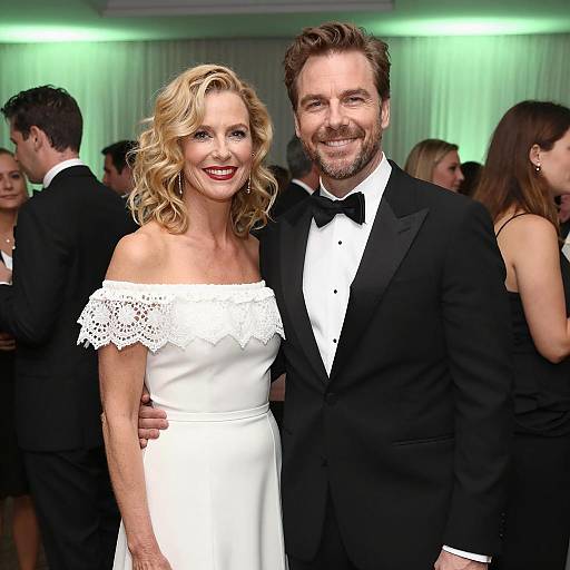 Couple Dancing at a Festive Party