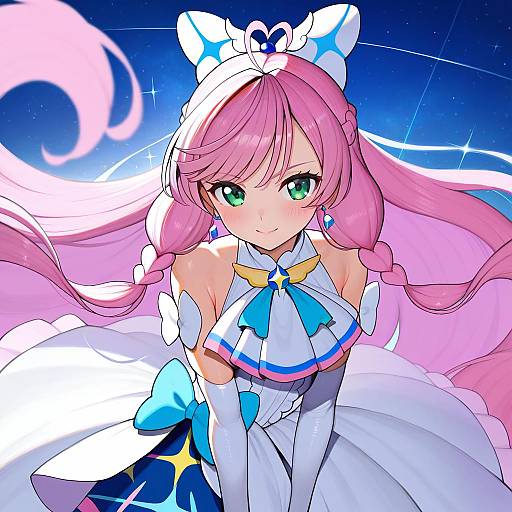 Illustration of Cure prism, hirogaru sky! precure in the style of Gatchan