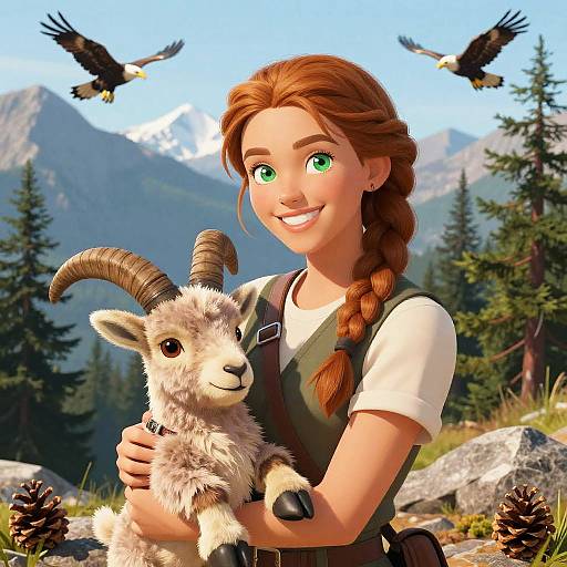 Bold Mountain Ranger in Pine Forest