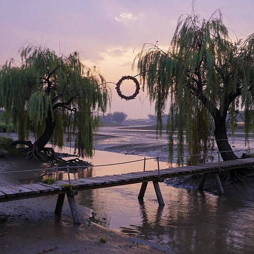 Dusk Estuary: Willow Apology and Forgiveness