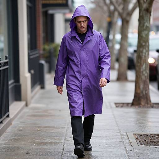 Adult in Purple Rain Costume