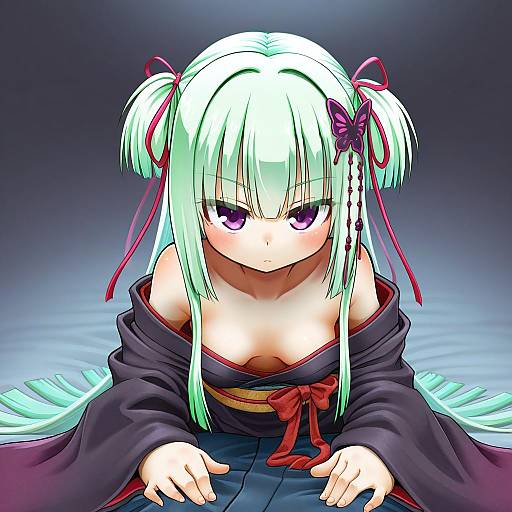 Illustration of Murasame (senren), senren banka in the style of Chamaji