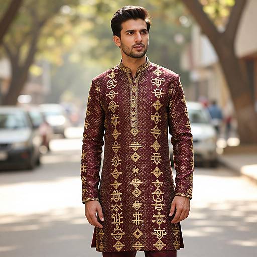 Gemini Zodiac Inspired Punjabi Suit