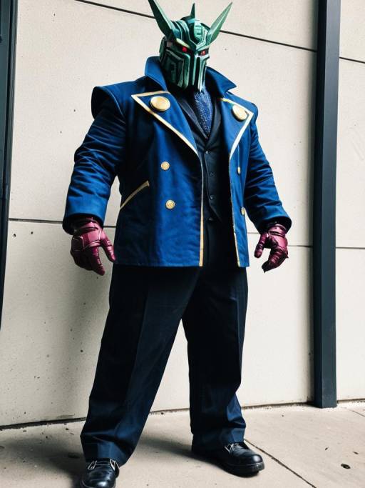 Realistic Man Cosplay as Abominus