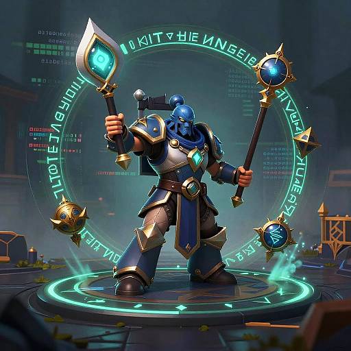 Procedural Dark Fantasy Hero Generator