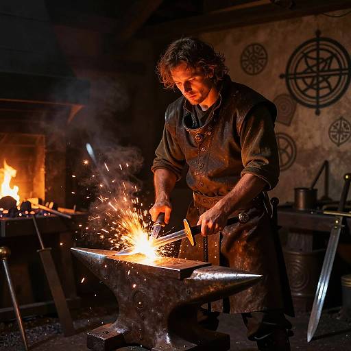 Hildebrand the Blacksmith's Mystical Forge