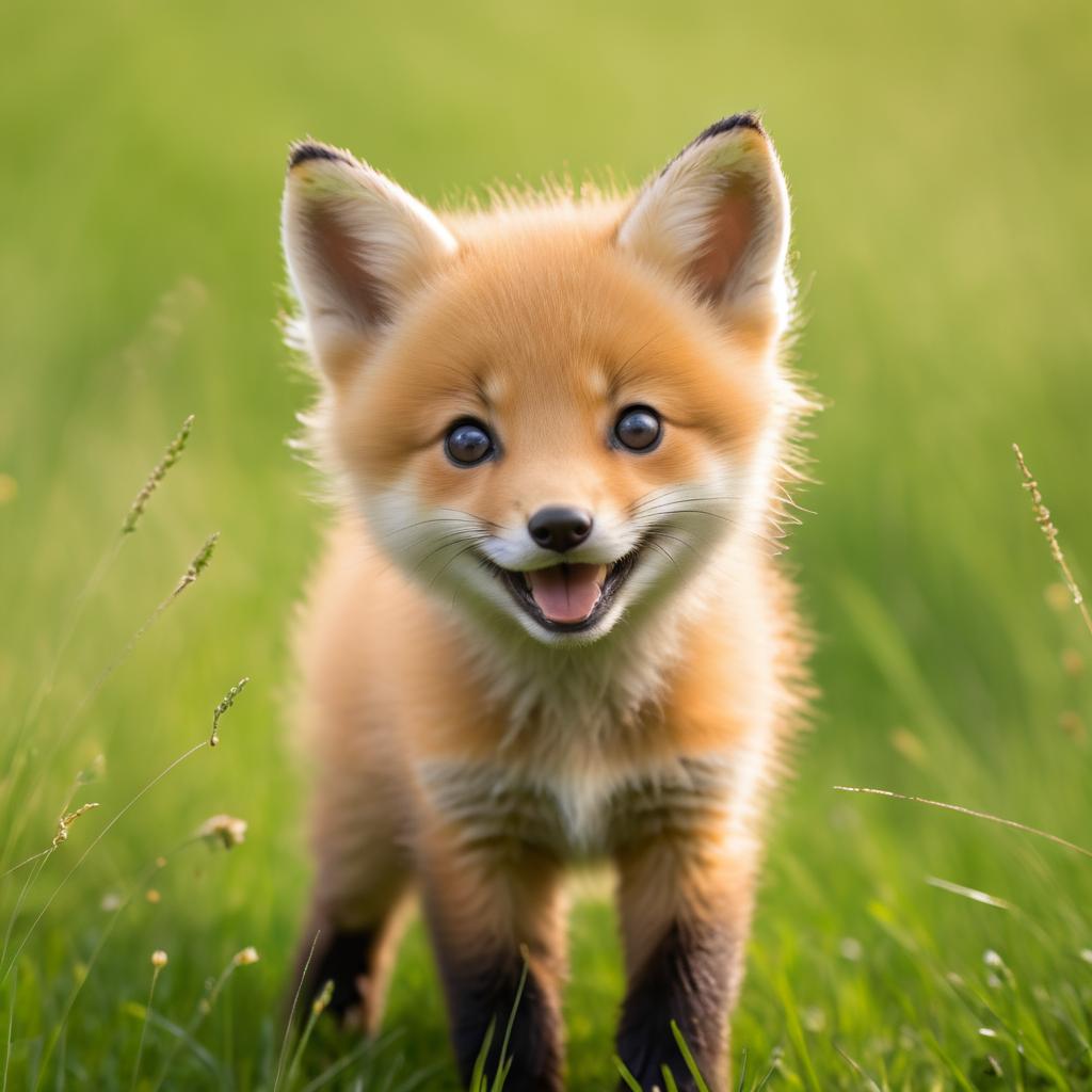 Cheeky Baby Fox Kit in Meadow