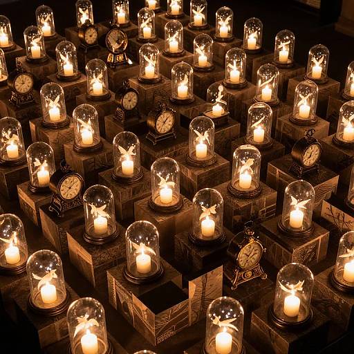 Timeless Labyrinth of Clocks and Light