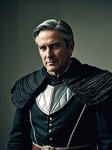 Portrait of Man in Grant-Style Historical Costume