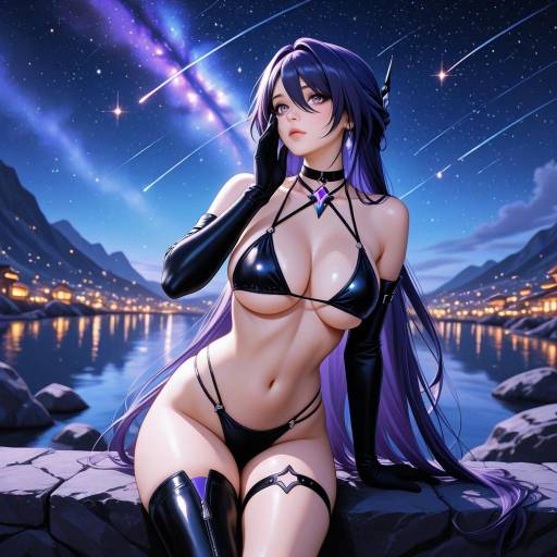 Cosmic Cowboy Night Sky Fantasy