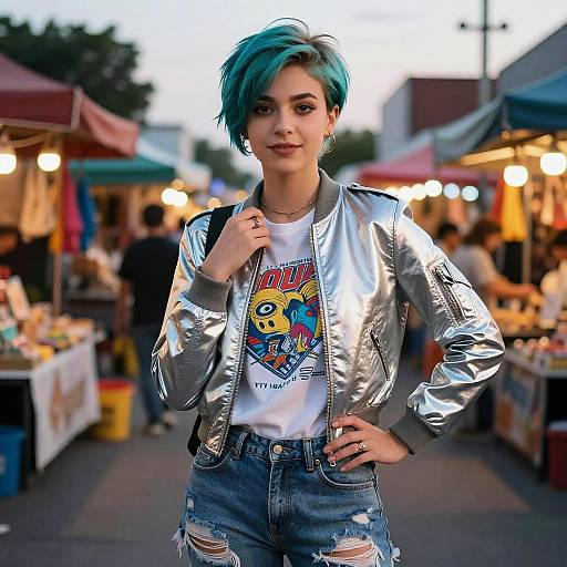 Cinematic Portrait of Bold Teen Girl