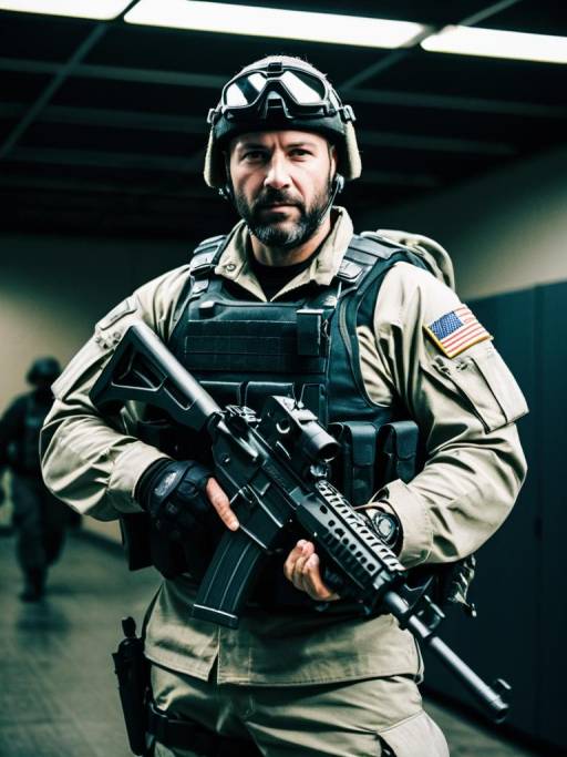 Realistic Seal Team Six Cosplay Photography