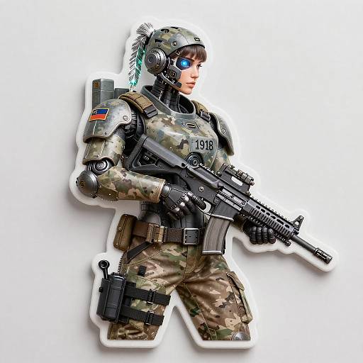 Exoskeleton Urban Recon Marksman Sticker