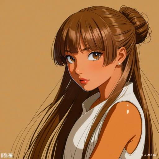 Illustration of 95-tan, os-tan in the style of Nigou