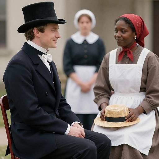 Historical Portrait: A Moment in Time