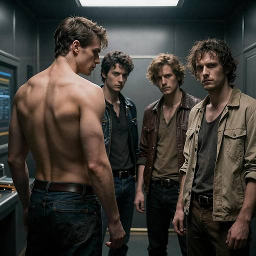 Intense Encounter in a Metallic Room