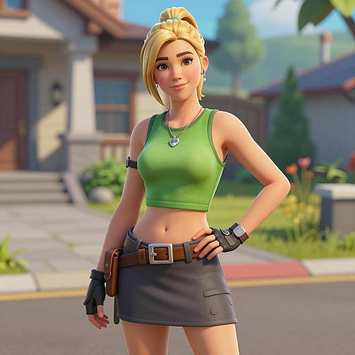 Photo-Realistic Fortnite Character Portrait