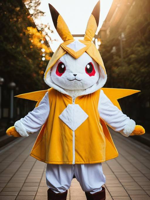 Realistic Patamon Cosplay by Man