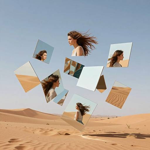 Desert of Shifting Mirror Realities