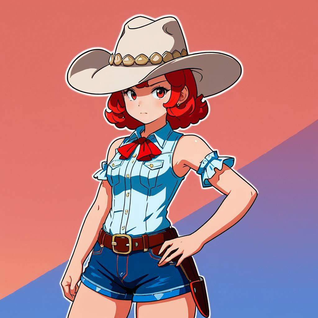 Courageous Cowgirl: Anime Sheriff’s Daughter