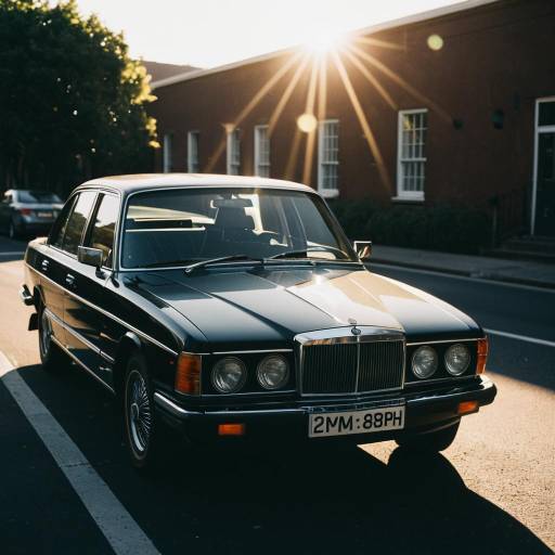 Luxury Sedan in Warm Sunlight