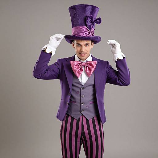 Purple Mad Hatter Costume Design