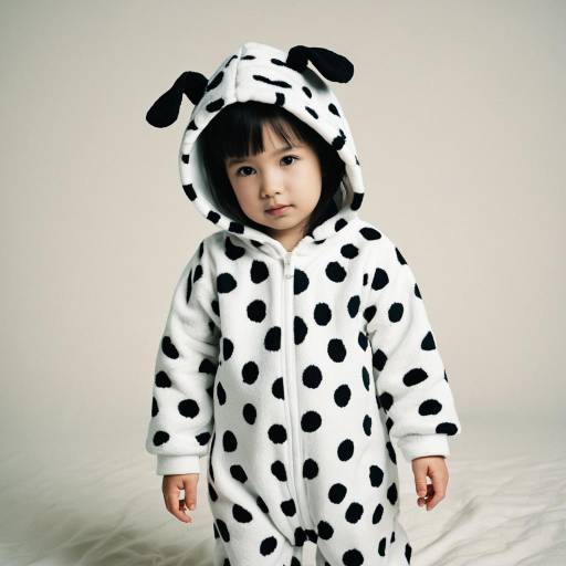Toddler in Dalmatian Costume