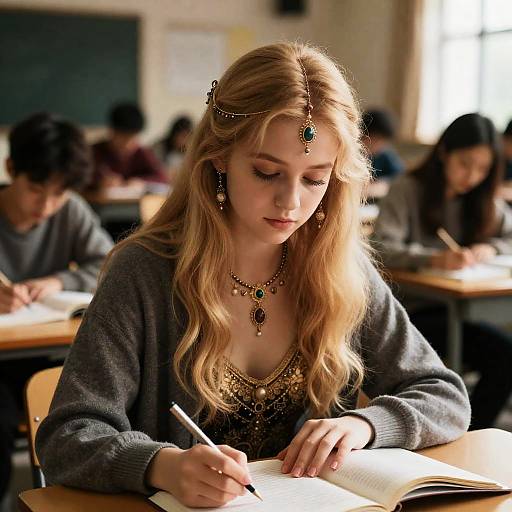 Cinematic Close-Up: Blonde College Study