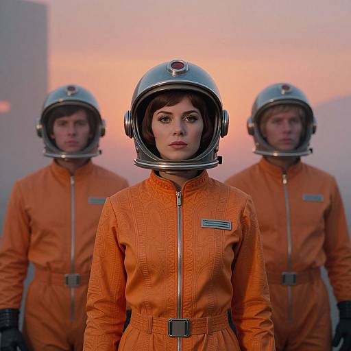 1960s Retro-Futuristic Sci-Fi Trio