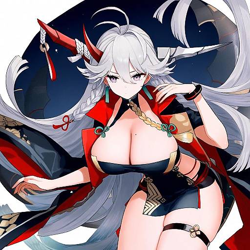 Illustration of Hakuryuu (azur lane), azur lane in the style of L hakase