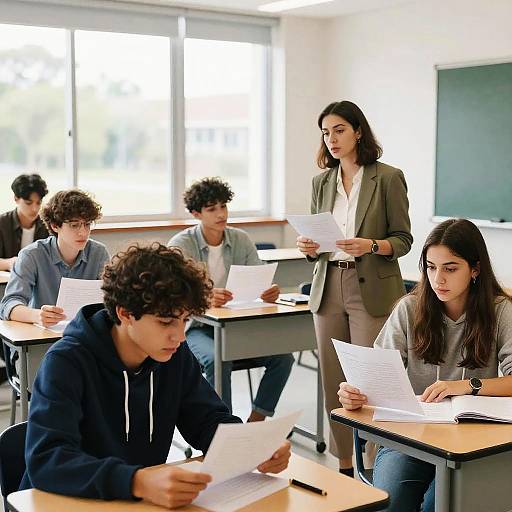 Diverse Group Studying in Modern Classroom